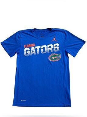 Florida Gators Blue Jordan Dri-Fit Performance T-Shirt size Small